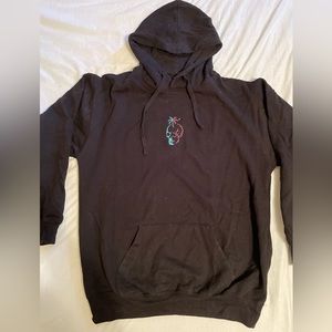 Men’s Medium Black Skull Hoodie